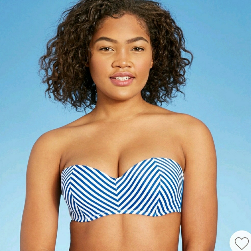 Bandeau Bikini Top 36D NWT